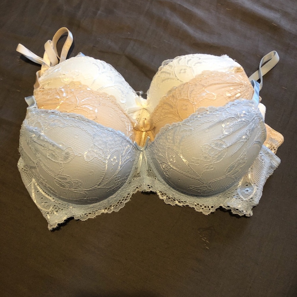 3 Pack of 36B Push-Up Bras